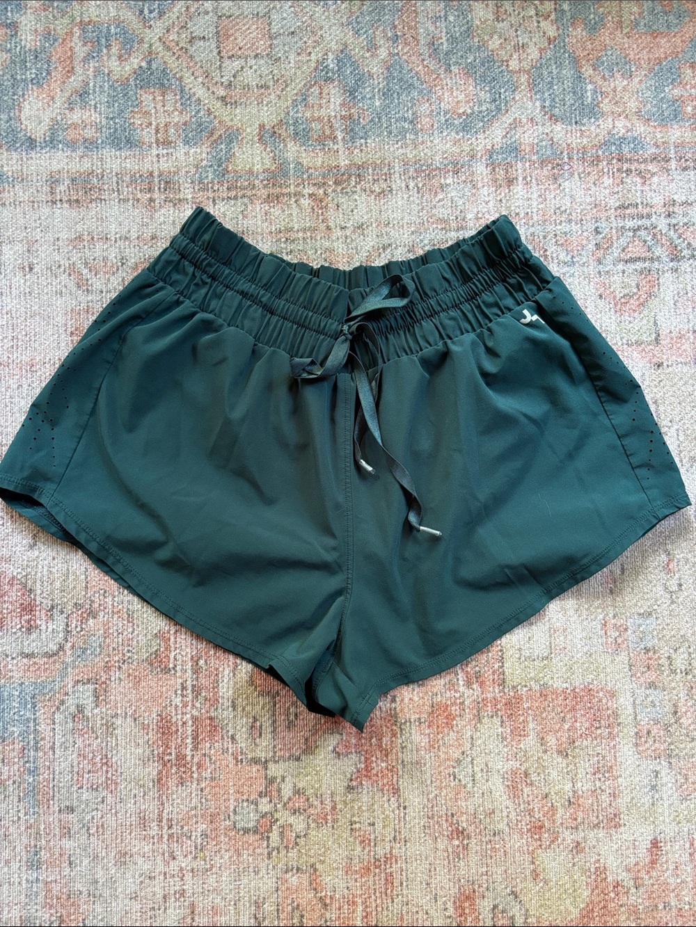 All in Motion Target Dark Teal Green Running Shorts Women’s small